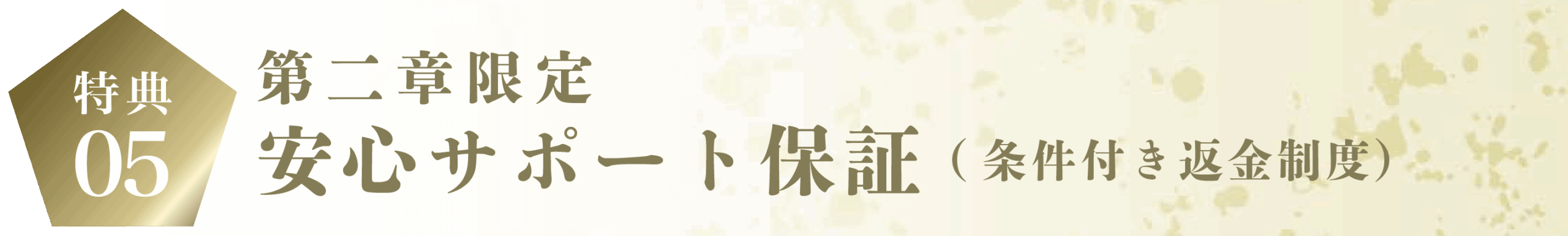 安心サポート保証